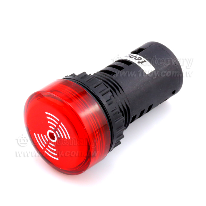 22mm LED 蜂鳴指示燈 24V - 109181 產品圖片