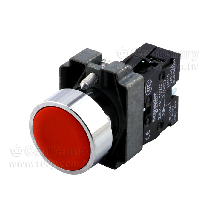 自復式按鈕開關 紅色 1NC AC/DC 600V - 109133 產品圖片