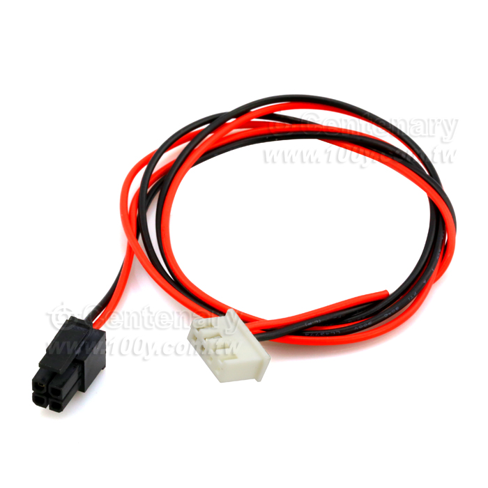 1007#26 XH-4P穿2P/1.0-4P穿2P (黑色殼) - 109410 產品圖片