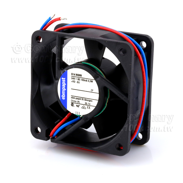 DC24V 帶線風扇 60*60*25mm 150mA/3.6W - 109633 產品圖片