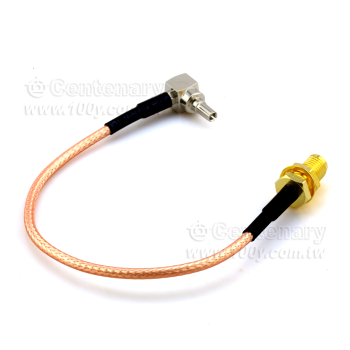 TEST LEAD-SMA(F) To CRC9 FOR RG316 CABLE - 120502 Product Image