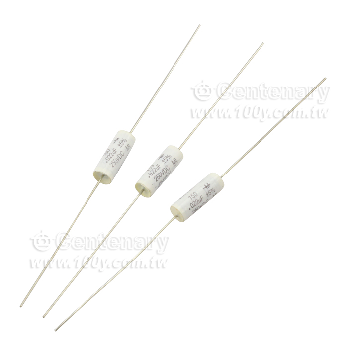 金屬化薄膜軸向電容 - 110035 產品圖片