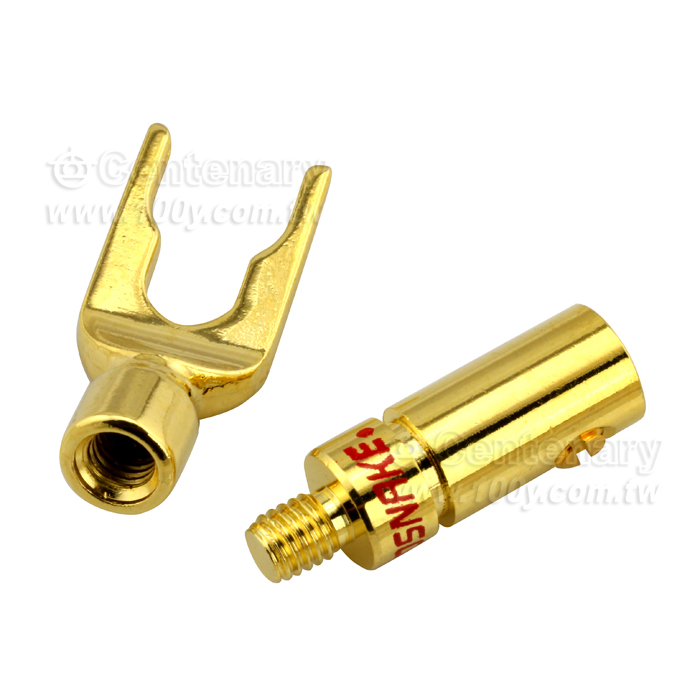 Gold-Plated Y-Type Stereo Plug - 109945 Product Image