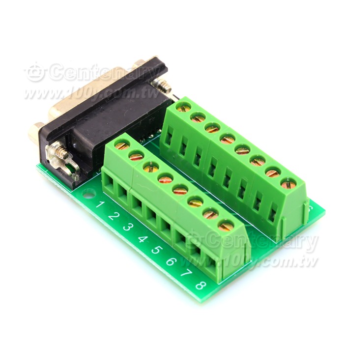 DB15 Female Transfer Terminal Module/ Nut - 106294 Product Image