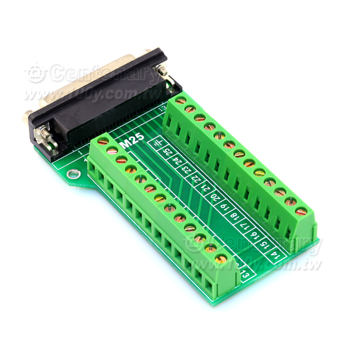 DB25 Female Transfer Terminal Module/ Nut - 106296 Product Image