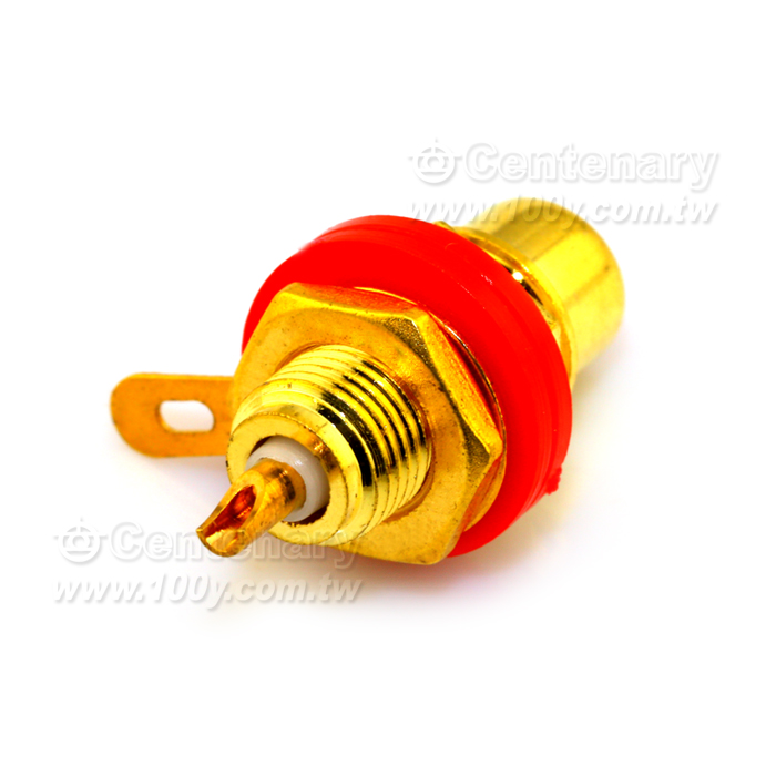 RCA Plug Connector-Gold Flash - 107505 Product Image