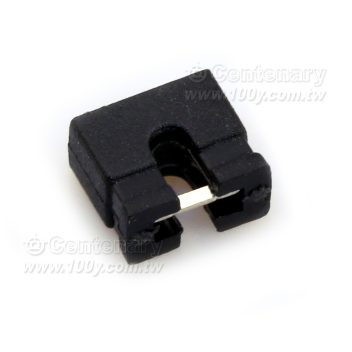 P:2.0 跳線帽-短路帽  H:3.5mm  黑色 - 106910 產品圖片