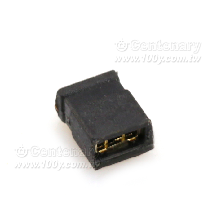 P:1.27 閉口-跳線帽-短路帽  H:2.5mm  黑色 - 106912 產品圖片