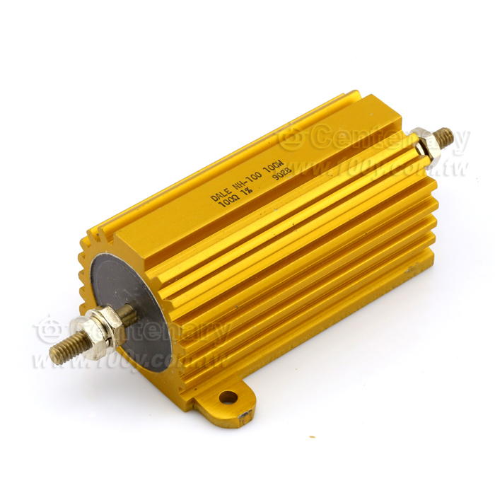 100W 黃金鋁電阻 100ohm ±1% - 110377 產品圖片