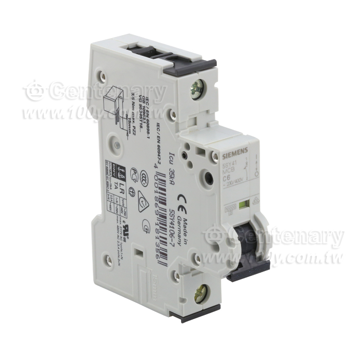 SIEMENS_迴路保護器 3A/1-pole - 63900 產品圖片