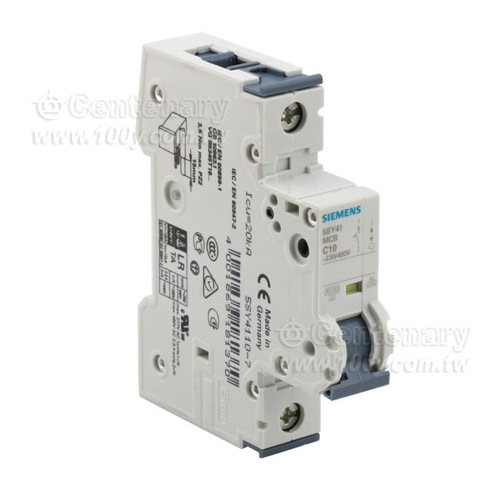 SIEMENS_迴路保護器 16A/1-pole - 58863 產品圖片
