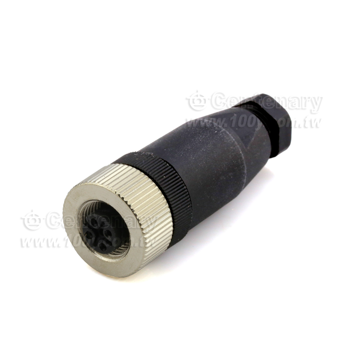 Straight 8P Female Head M12 Sensor Waterproof Connector - 112293 Product Image