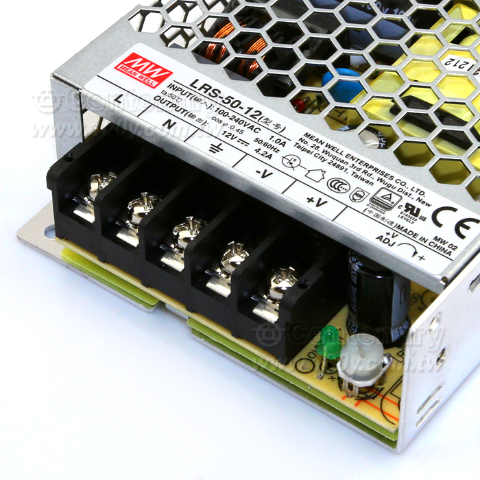 MEAN WELL_50W Single Output Switching Power Supply - 109707 Product Image