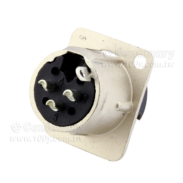 3P XLR Male XLR Male Macaque Seat Base - 110409 Product Image