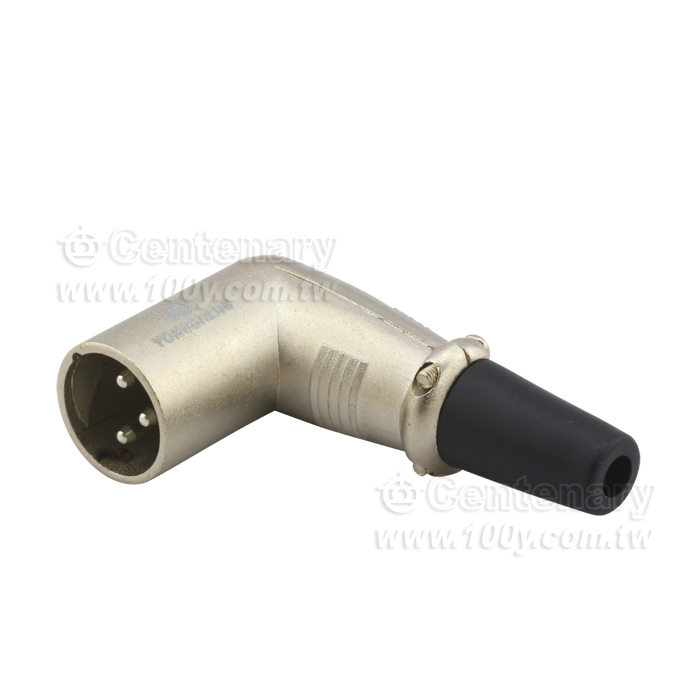 3P XLR Male Bend Right Angle XLR Balanced XLR Male - 110412 Product Image