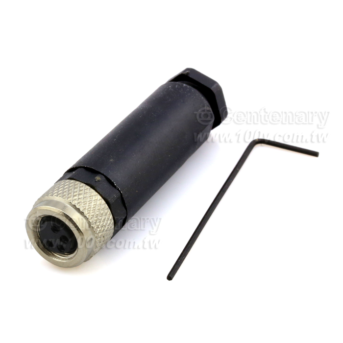4P Female M8 Sensor Waterproof Connector - 110672 Product Image