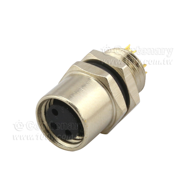 Solder 3P Female Socket_M8 Sensor Waterproof Connector - 110669 Product Image