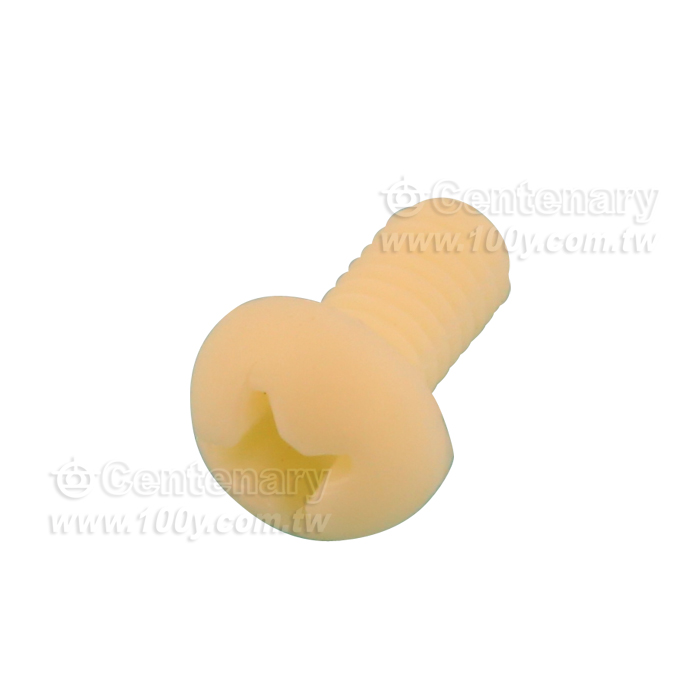 塑膠螺絲 NYLON  M4*8mm【ROHS】 - 66472 產品圖片
