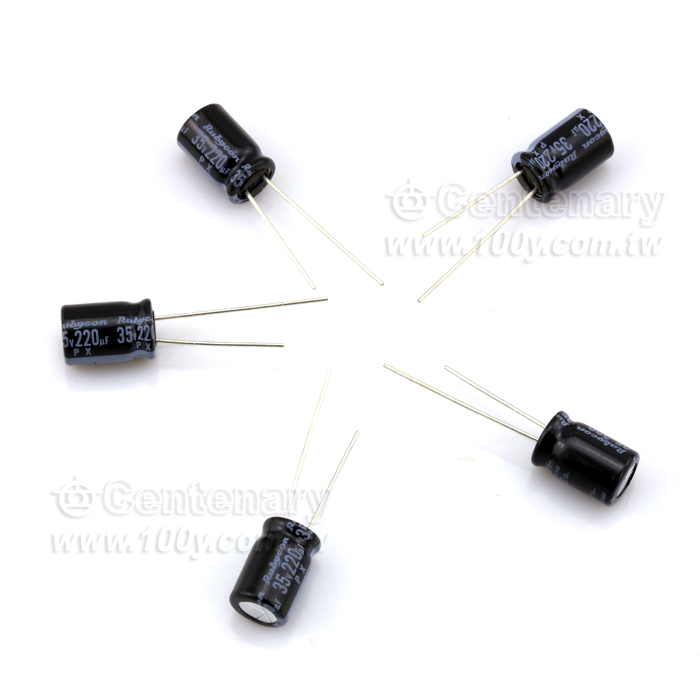 電容 220uF/35V ±20% 105℃【ROHS】 - 83365 產品圖片
