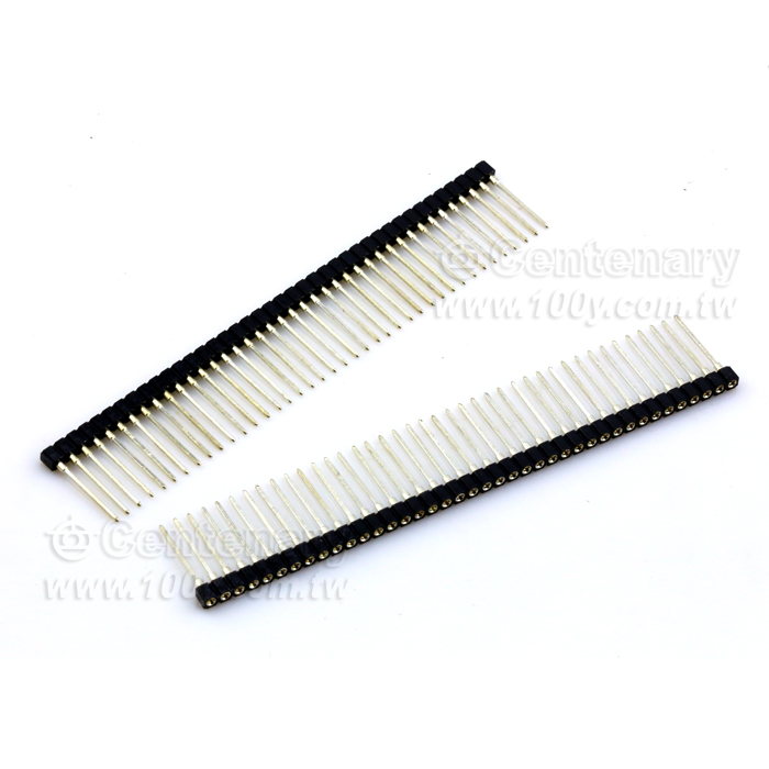 Long Square Pin Female Single-Row Seat - 110947 Product Image