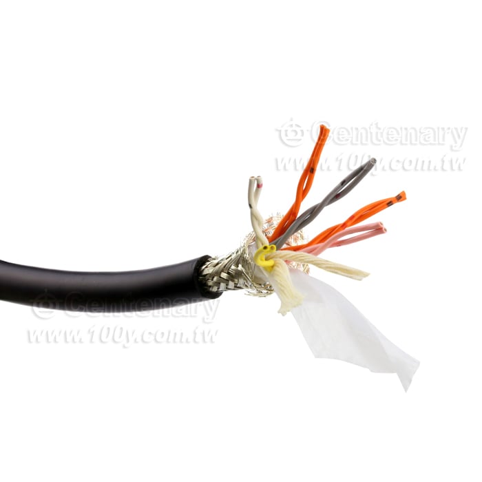 太陽牌高柔性拖鏈雙絞屏蔽信號線 3P(6C)*22AWG - 112414 產品圖片