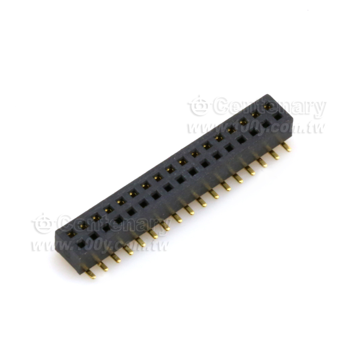 1.0mm Female Header Receptable - Double Rows - 111174 Product Image