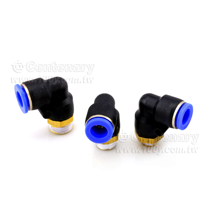 PL thread fast pneumatic bending joint type L - 111256 Product Image