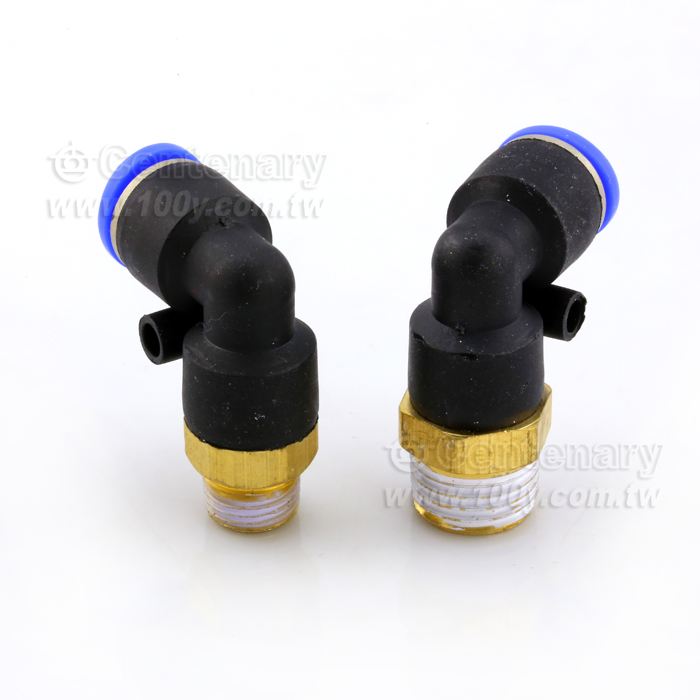 PL thread fast pneumatic bending joint L type - 111252 Product Image