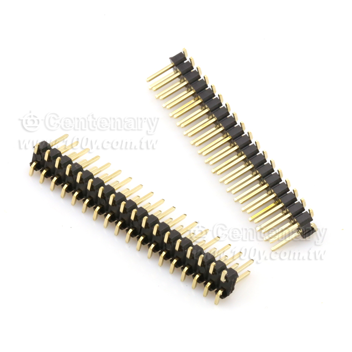 SMT 2.54mm Male Header (Gold) - 113170 Product Image