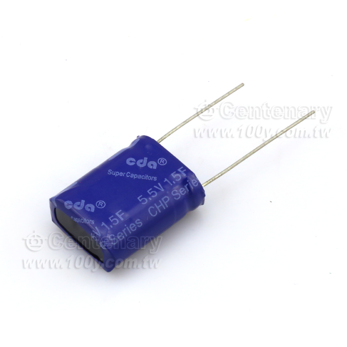 法拉電容 1.5F/5.5V 16*8*22mm - 111867 產品圖片