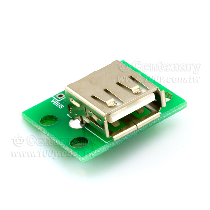 USB Type A Flat 4P DIP Switch Adapter Plate - 111551 Product Image