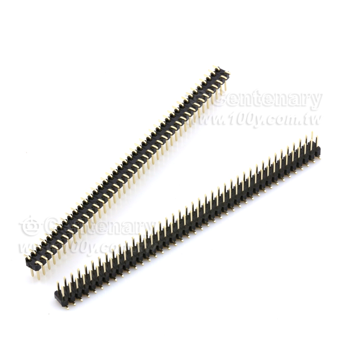 2*40P 立式雙排排針 P:2.54mm - 111599 產品圖片