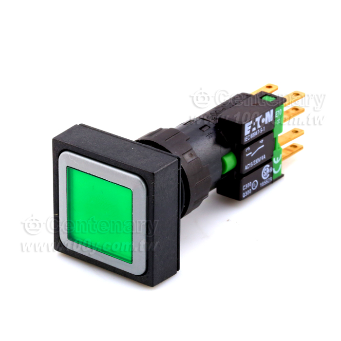 按鍵開關 綠色 白熾燈 DC24V - 111481 產品圖片