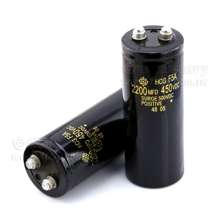 鎖螺絲電解電容 2200uF/450V - 111774 產品圖片