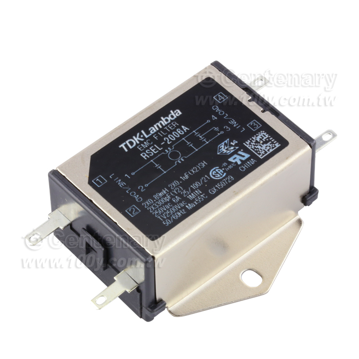 功率濾波器 Filter 250VAC 6A - 103020 產品圖片