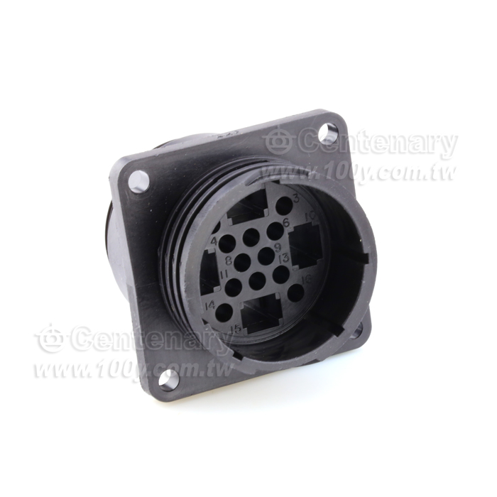 環形連接器 Recpt Square 16P 23-16M - 111846 產品圖片
