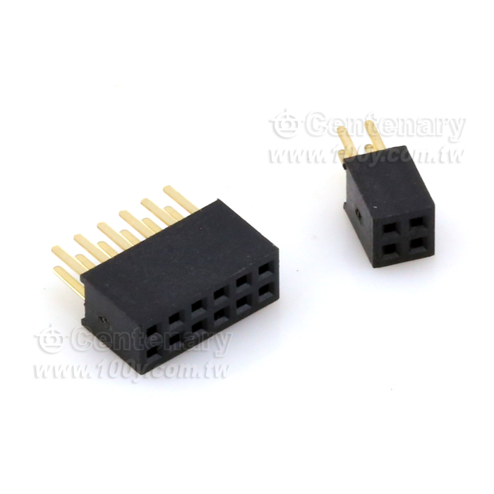 1.27mm Famle Header Receptables- Double  Row - 10491 Product Image