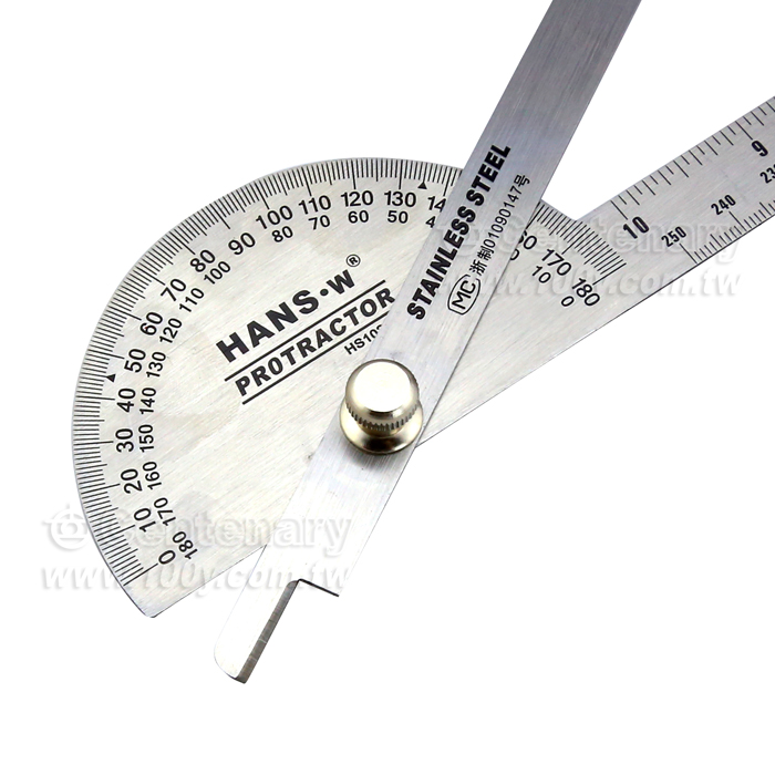 不鏽鋼角度尺 250mm - 111870 產品圖片