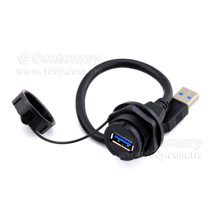 USB3.0 防水SR插座 線長2米 - 165553 產品圖片