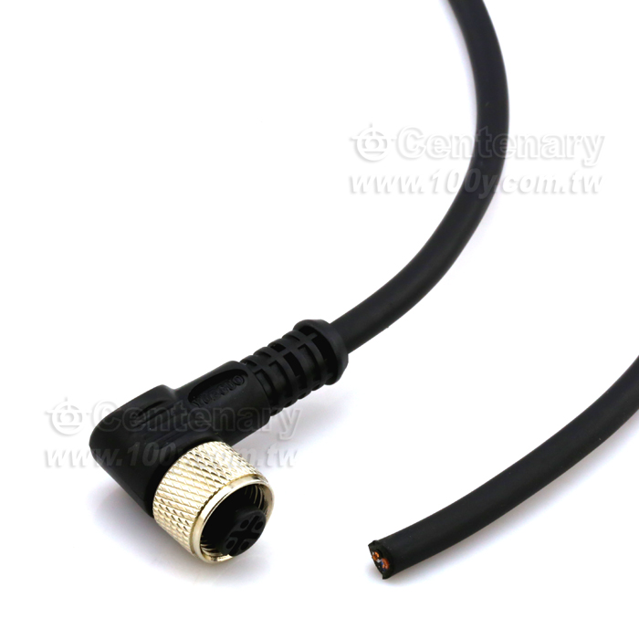 4P母頭 M12防水傳感器連接線 10M - 165714 產品圖片