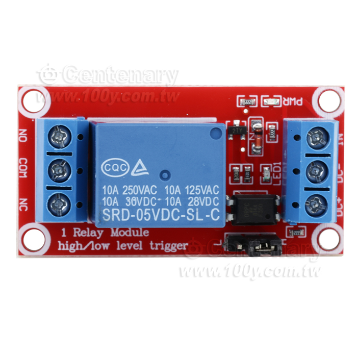 1路繼電器模組帶光耦隔離 DC5V - 112497 產品圖片