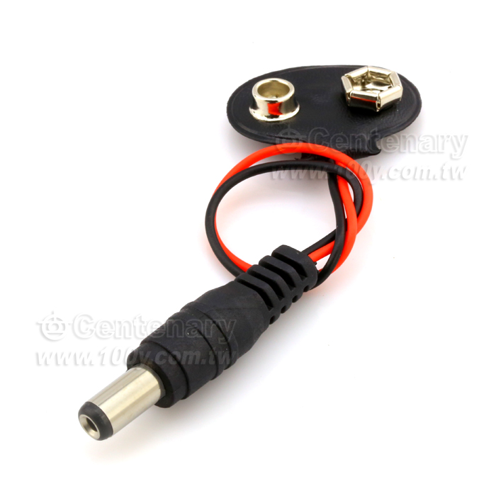 帶DC頭 T型9V電池扣 - 112617 產品圖片