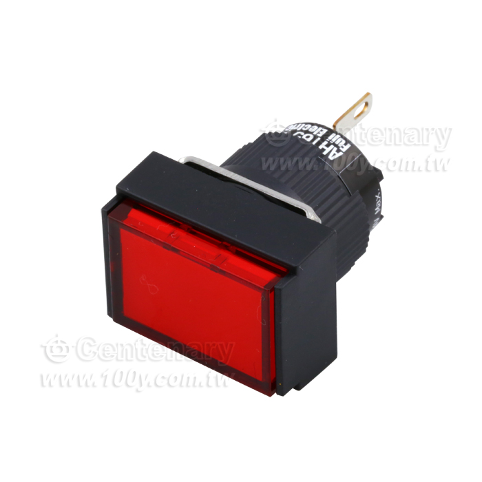 16mm LED24V 長方型指示燈 紅色 - 112823 產品圖片