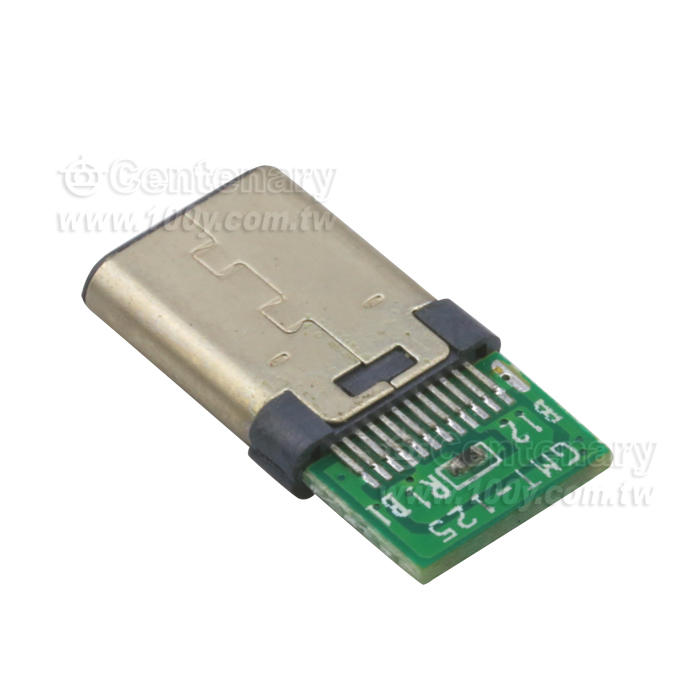 USB3.1 Type C 公頭 帶PCB板 - 112965 產品圖片
