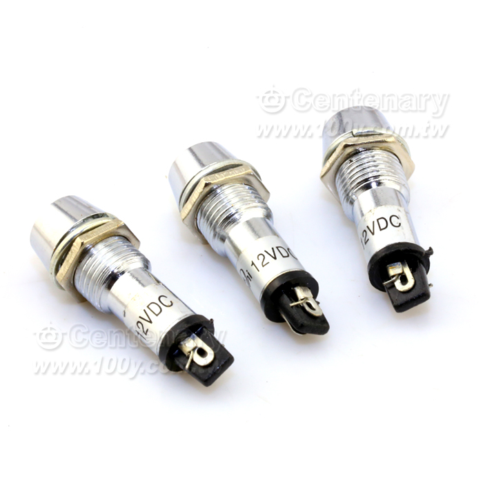 M10 井型銅霓虹燈附電阻DC24V 紅色 - 142426 產品圖片