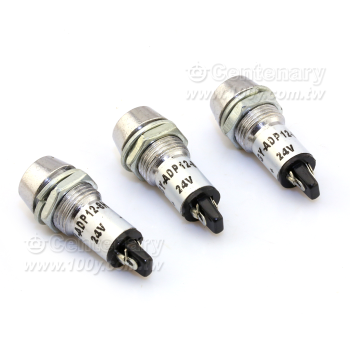 M12 DC24V 紅色 高亮度純銅LED   - 113080 產品圖片