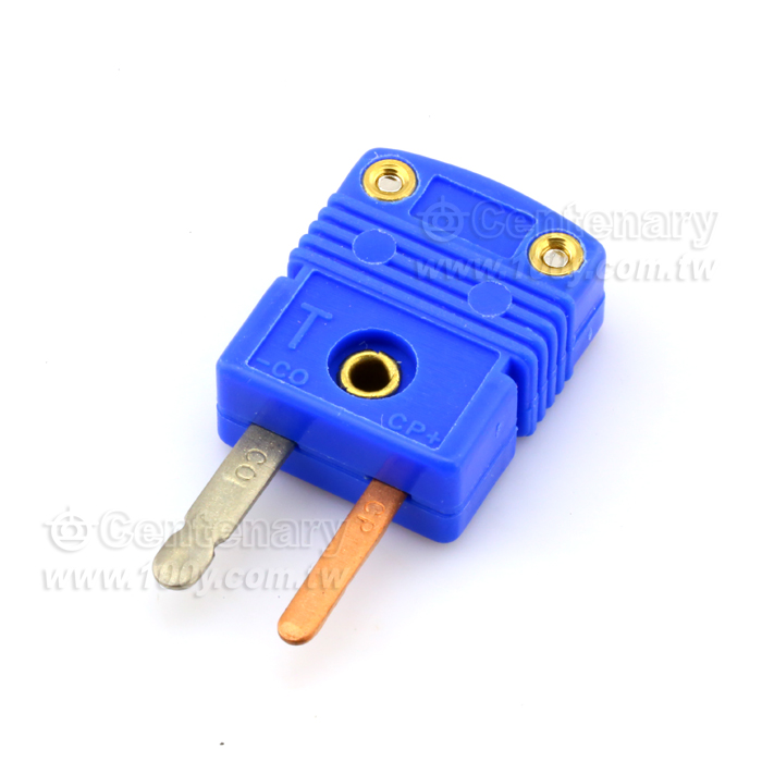 熱電偶插頭 SD-T-P(公)-藍 (臺製品) - 113054 產品圖片
