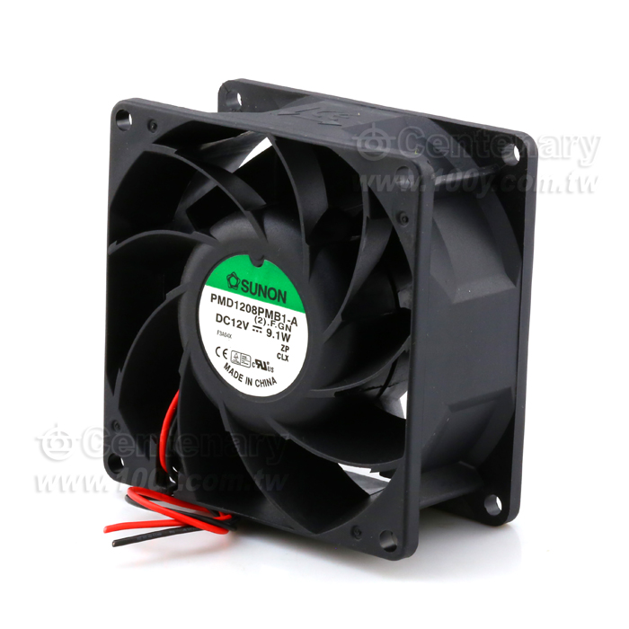 DC12V 帶線式風扇 80*80*38mm - 113043 產品圖片