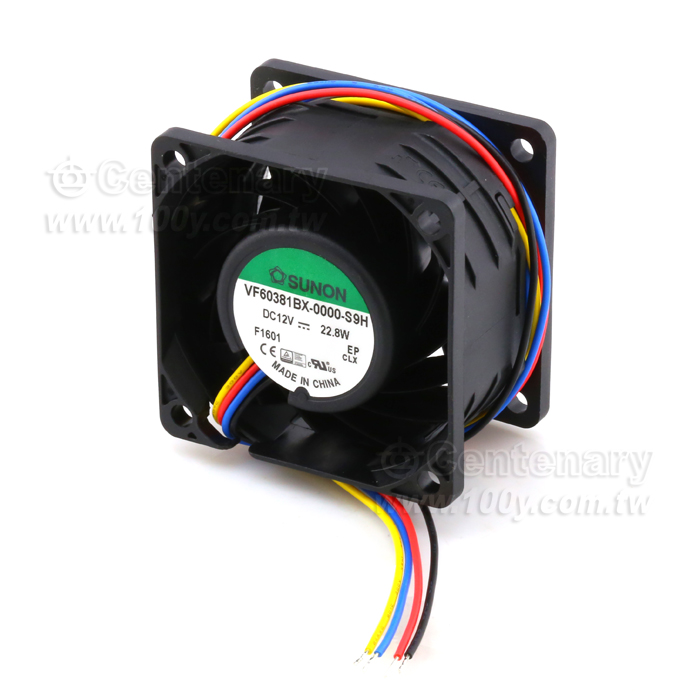 DC12V 帶線式風扇 60*60*38mm - 113038 產品圖片