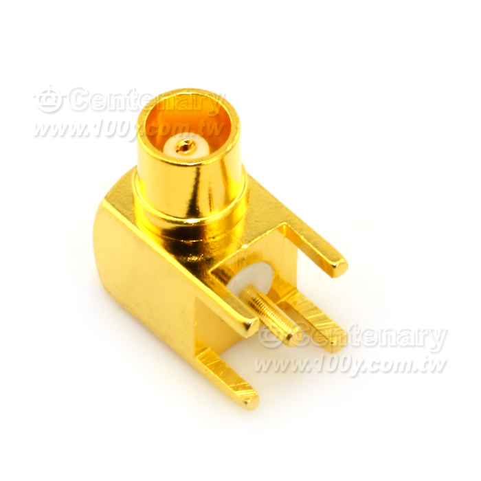MCX-KWE Antenna Base Plate Welded RF Connector - 113195 Product Image